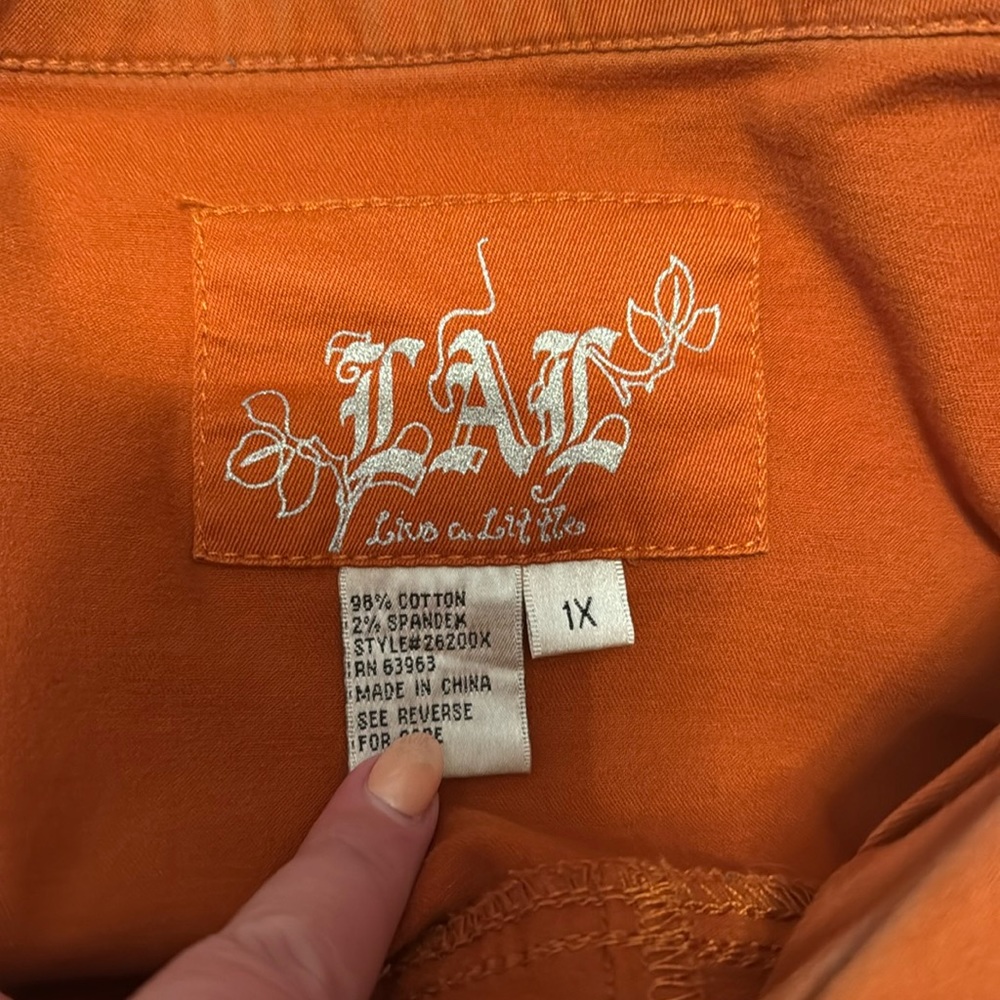 Rusty Orange jacket - Picture 3 of 3
